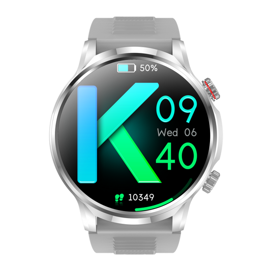 Broadway GX100 Silver 1.95inch HD Large Screen BT Calling Smartwatch