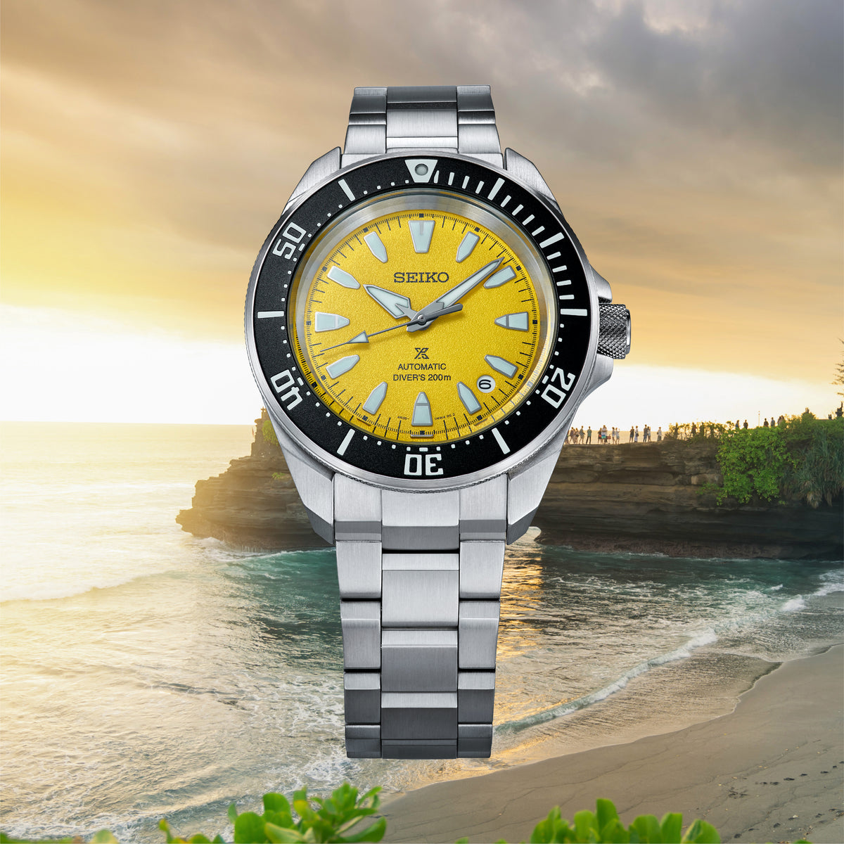 HBB003K Seiko Prospex King Samurai Yellow Dial Asia Limited Edition Watch