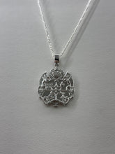 Load image into Gallery viewer, Sterling Silver Tongan Shield Pendant Medium Size
