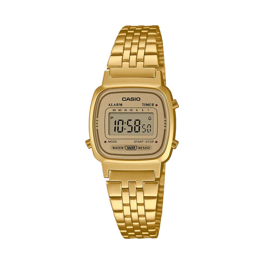 Casio Ladies Gold Digital Watch LA670WETG-9A