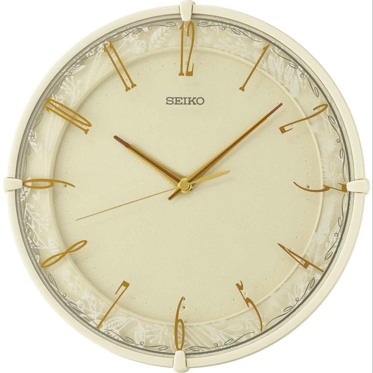 QXA811-C Seiko Cream Wall Clock