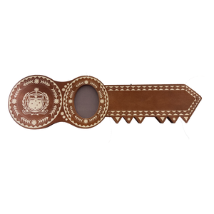 21st Island Design Key with Samoan Sila Laser Engraved With Chain