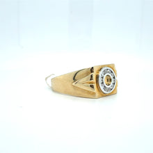Load image into Gallery viewer, 9ct Gold Circular CZ Cluster Ring
