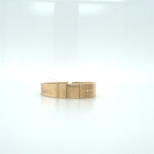 Load image into Gallery viewer, 9ct Gold Star Band Ring with Single Diamond Accent
