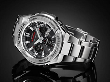 Load image into Gallery viewer, GSTS110D-1A G-Shock G-STEEL Tough Solar Stainless Steel Men's Analog-Digital Watch

