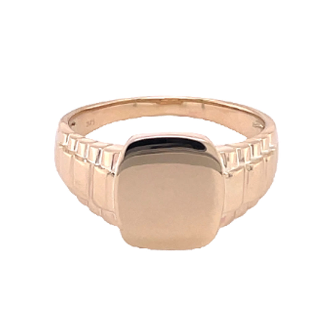 9ct Yellow Gold Men's Signet Ring B22J56