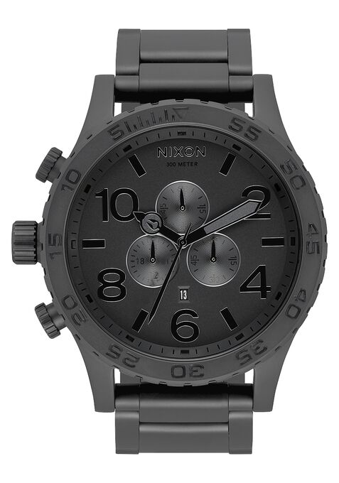 Nixon 51-30 Chrono All Matte Black / Black