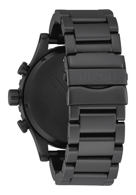 Nixon 51-30 Chrono All Matte Black / Black