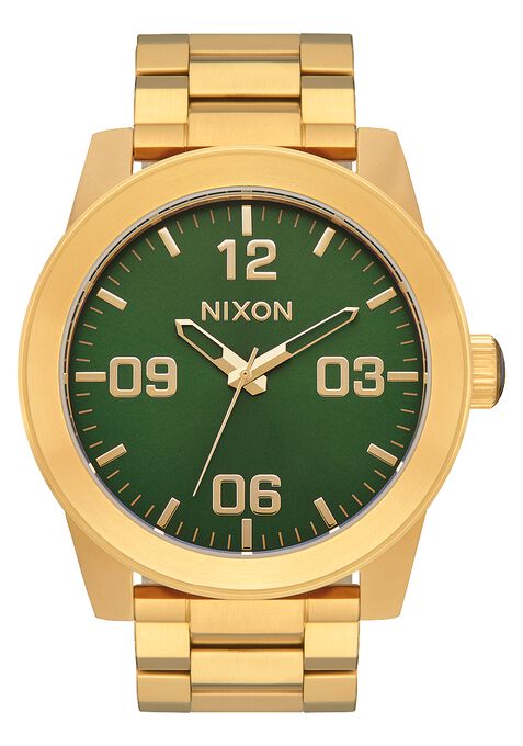 Nixon Corporal SS Gold / Green Sunray / HP Gold