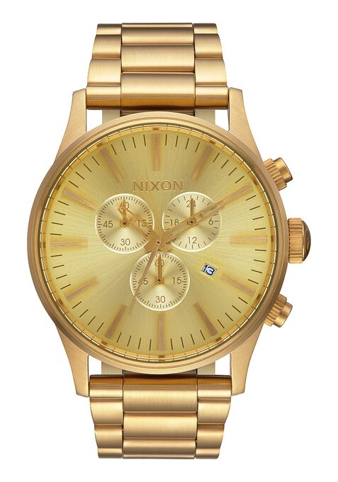 Nixon Sentry Chrono All Gold