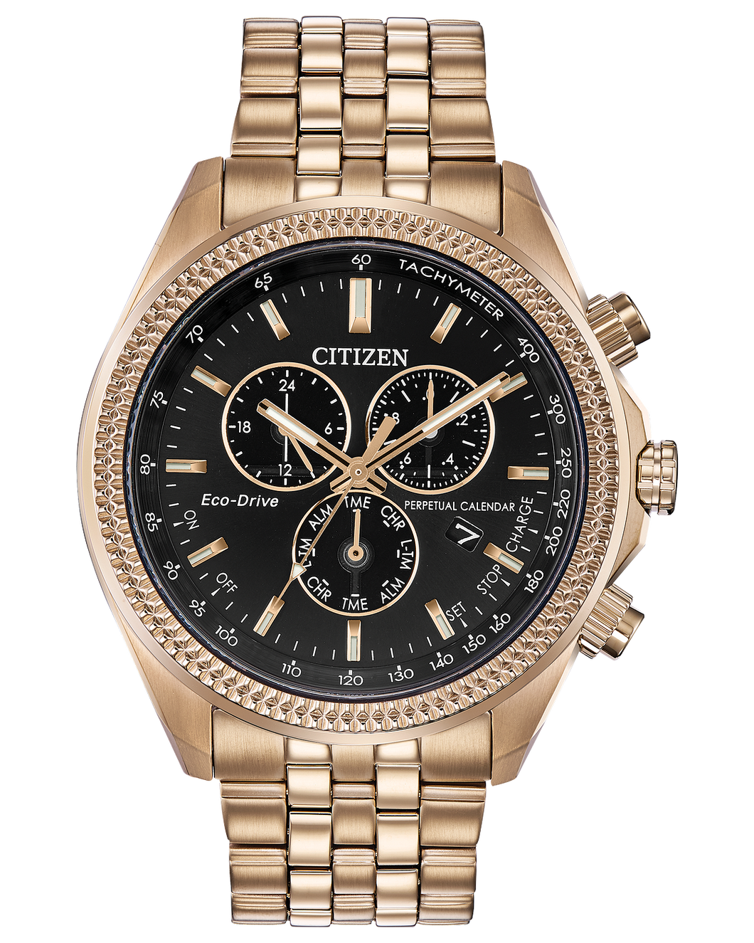 Citizen Rose Gold Steel Eco-Drive Watch BL5563-58E