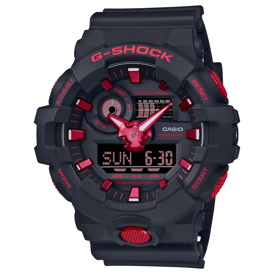 Ignite Red GA700BNR-1A Casio G-SHOCK Worldtime Watch