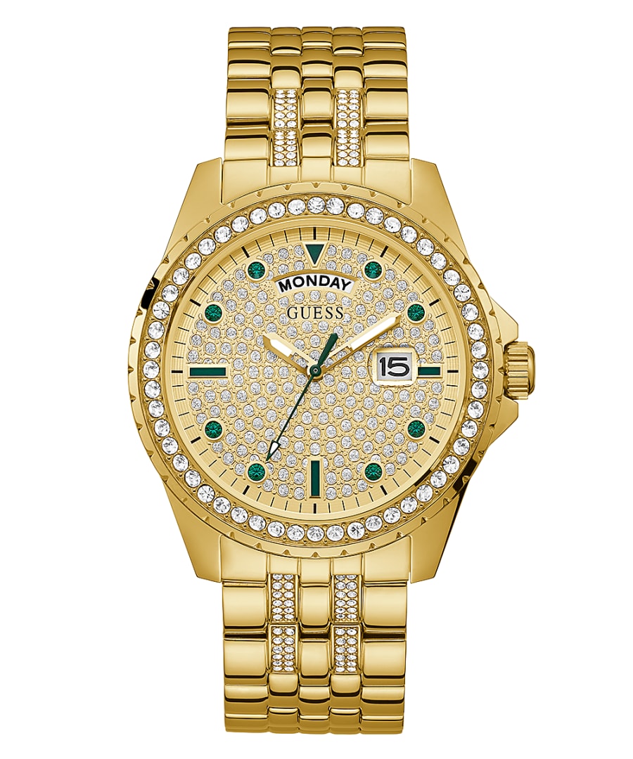 GUESS GOLD TONE COMET WATCH GW0218G2