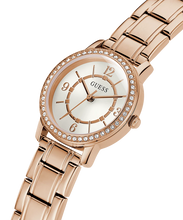 Load image into Gallery viewer, Guess GW0468L3 Ladies Melody Crystal Silver Dial Rose Gold Tone Watch
