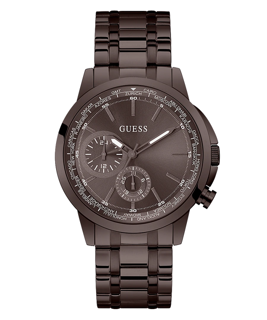 Guess GW0490G5 CHOCOLATE BROWN CASE CHOCOLATE BROWN STAINLESS STEEL WATCH