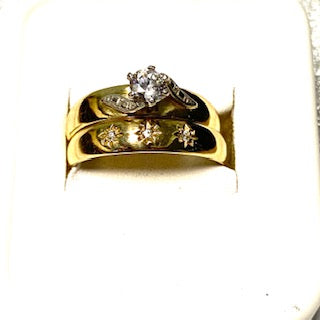 9ct. Gold 2 Rings Set