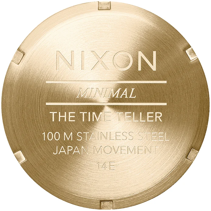 Nixon Time Teller GOLD/OXBLOOD SUNRAY